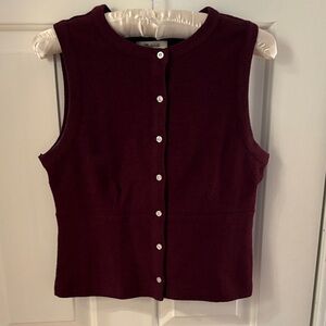Madewell Sleeveless Sweater - Small
